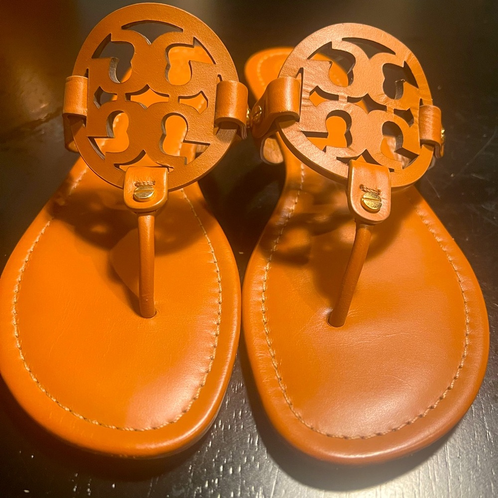 Excellent condition used Tory Burch  Miller Sandal size 10